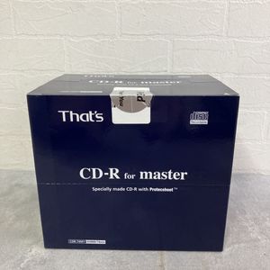 希少 未使用 未開封品 太陽誘電 That’s ザッツ CDR-74MY 10P 650MB CD-R for master 10