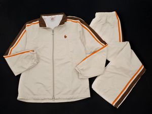 le coq sportif ルコックスポルティフ ジャージ上下 セットアップ size上L 下M/アイボリ