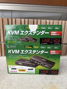 未使用品 サンワサプライ KVMエクステンダー USB用 セットモデル VGA-EXKVMU