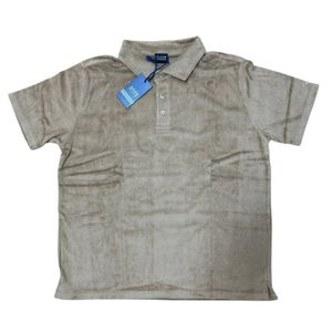 Muta Marine ムータ 半袖 ポロシャツ パイル ベージュ系 メンズ 未使用 タグ付 XXL