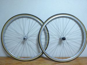 ▲アラヤ　ホイール前後セット　RC-540　700C　クリンチャー　シマノ　SORAハブ　130mmエ