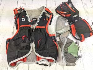 【2yt123】アウトドア ランニング用品 SALOMON サロモン ADV SKIN LAB HYDRO 12 SET【廃