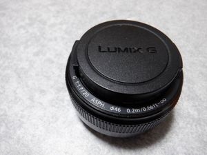 パナソニック　LUMIX G 20mm F1.7 Ⅱ ASPH H-H020A-K ブラック　美品　保護フィルター付