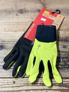 JV585 スペシャライズド SPECIALIZED PRIME SERIES WATATERPROOF 長指 グローブ 黄 S 裏