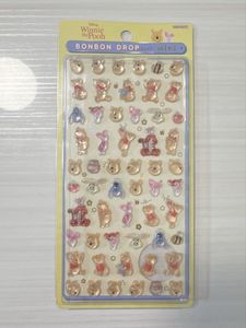 国内正規品★ ボンボンドロップシール mini くまのプーさん Disney サンスター文具