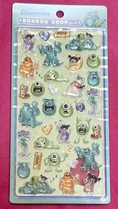サンスター ディズニー ボンボンドロップシール モンスターズ・インク 新品 未開封 ボン