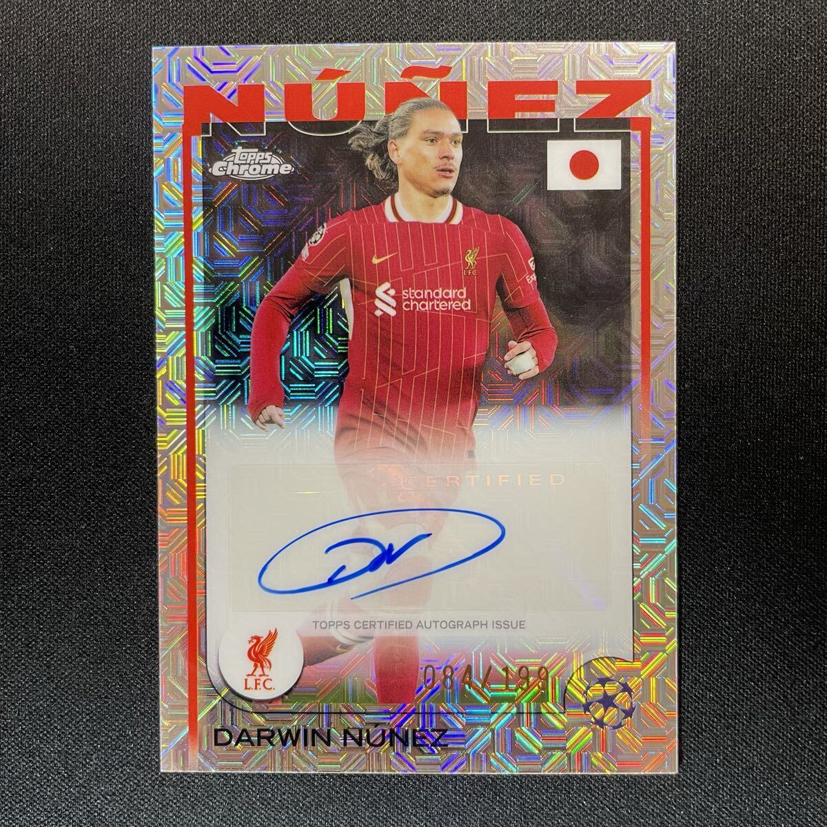 2024-25 Topps UEFA Japan Edition Darwin Nunez Auto Liverpool /199