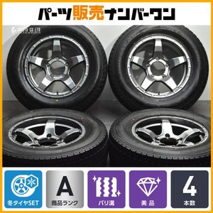【バリ溝 美品】JUSTICE 05 16in 6J -5 PCD139.7 グッドイヤー アイスナビ SUV 215/70R16