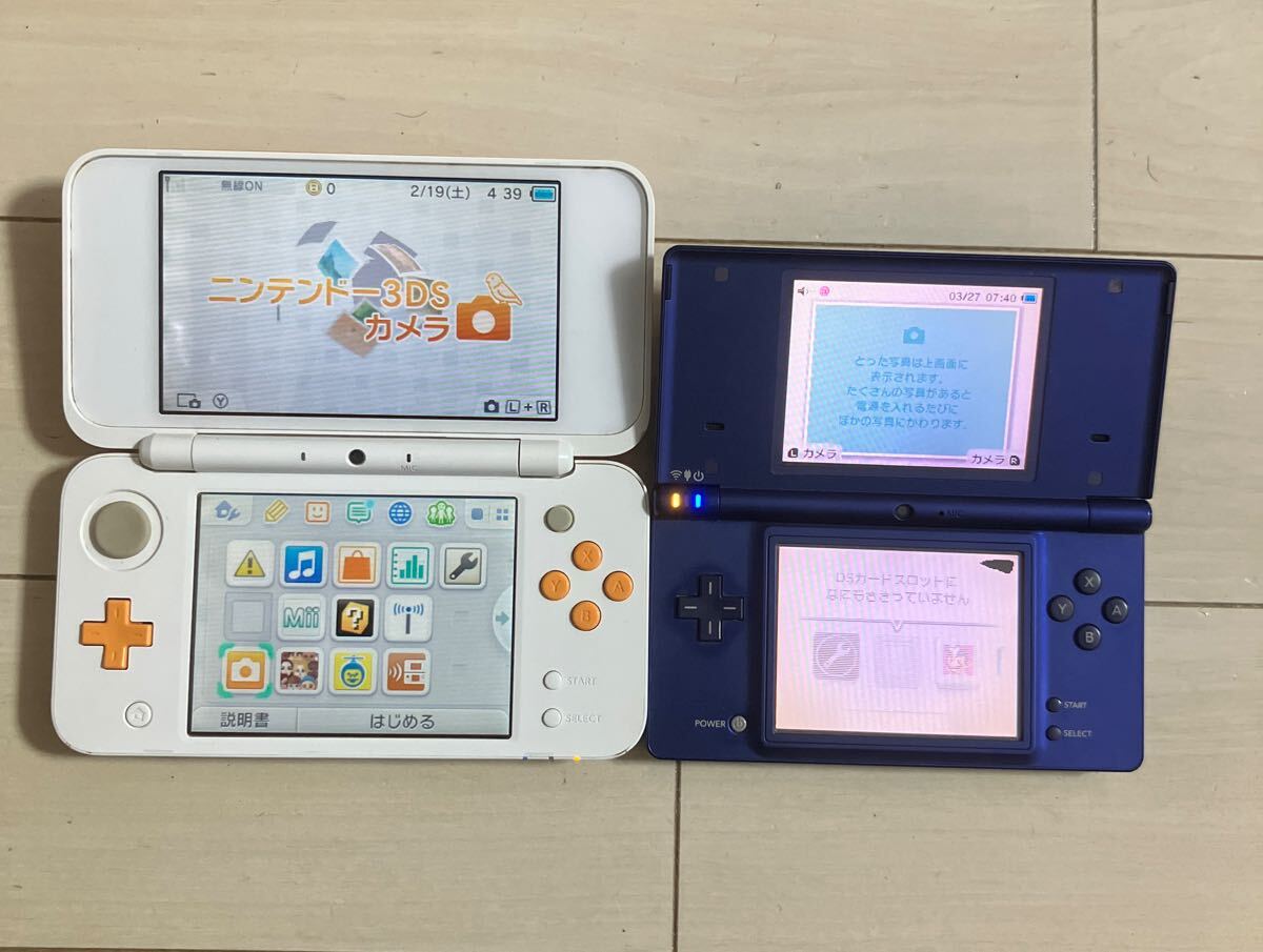 Nintendo NEW 2DS LL DSi 本体 2台 セット まとめて 初期化