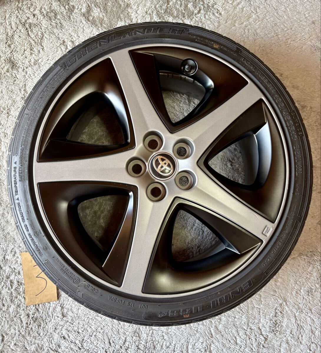 に*ん様 50プリウス　純正アルミホイール　17インチ　17x7.0J+50 5 トヨタ純正 プリウス50 ツーリング エディション 17インチ 7.0J +50 5H