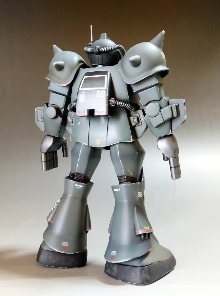 ガンプラ 完成品 旧キット1/100グフ重装型 グフ MSV 改造 塗装済み