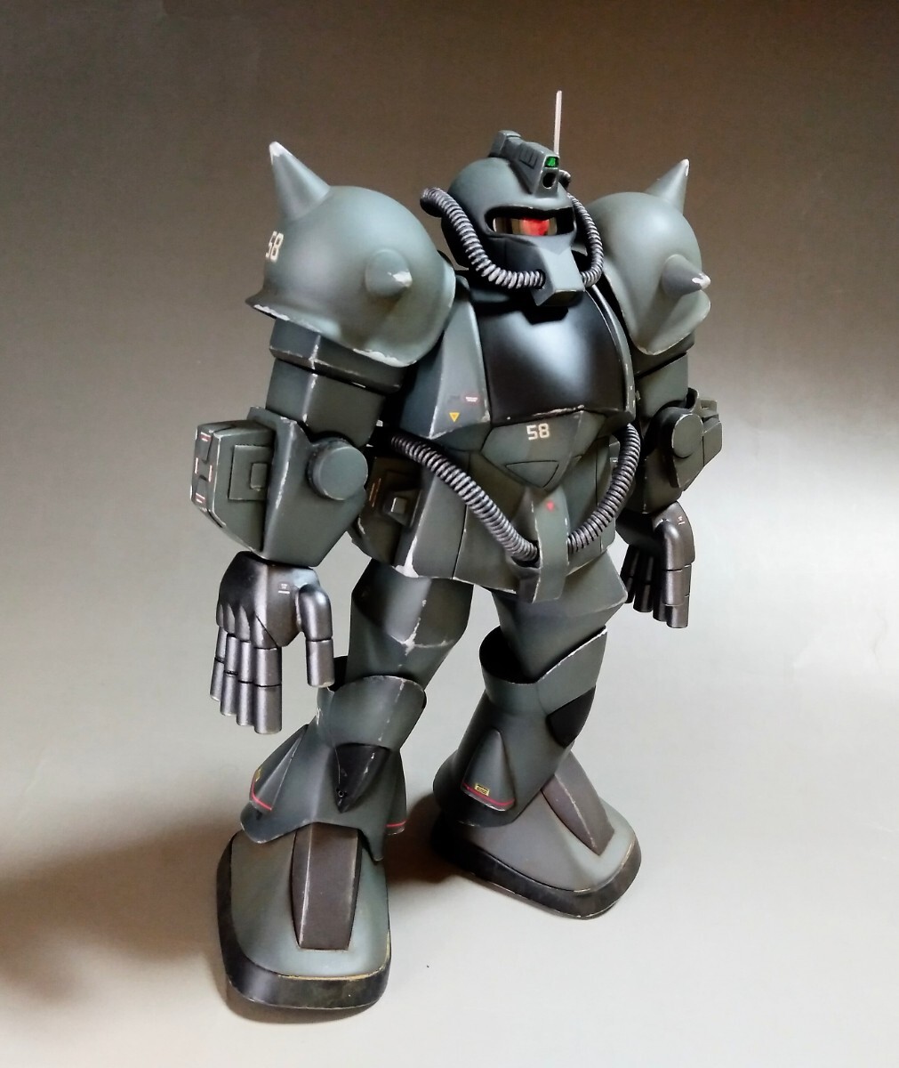 ガンプラ 完成品 旧キット1/100グフ重装型 グフ MSV 改造 塗装済み