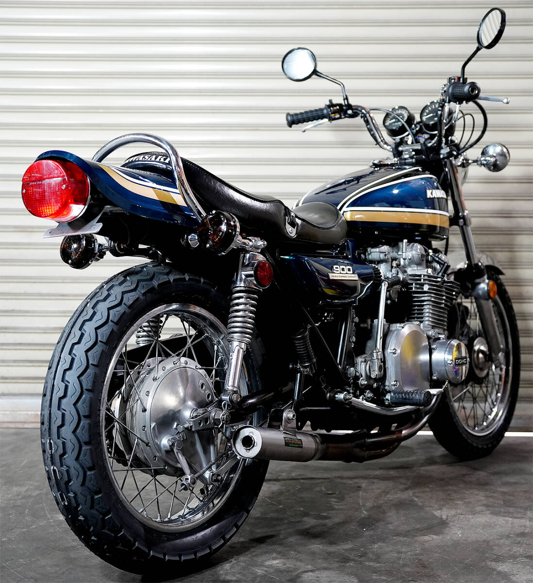 1975年型 Kawasaki Z900 Super4 Z1B 青玉虫 セミレストア 新品パーツ