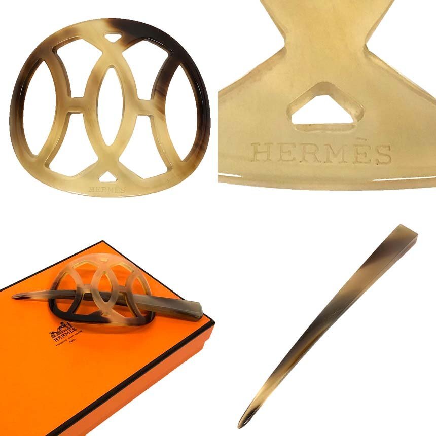 送料無料 HERMES エルメス かんざし バッファローホーン 水牛 ヘア 送料無料 HERMES エルメス かんざし バッファローホーン 水牛 ヘア
