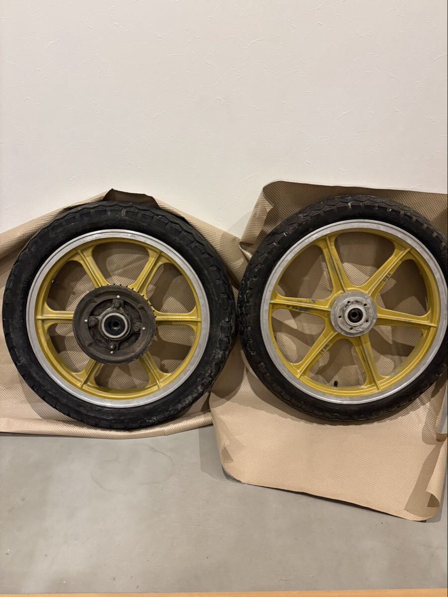 旧CB400FOUR ヨンフォア　ホイール&タイヤ　前後セット cb400f 旧ヨンフォア 純正ホイール 前後 希少 【公式通販】