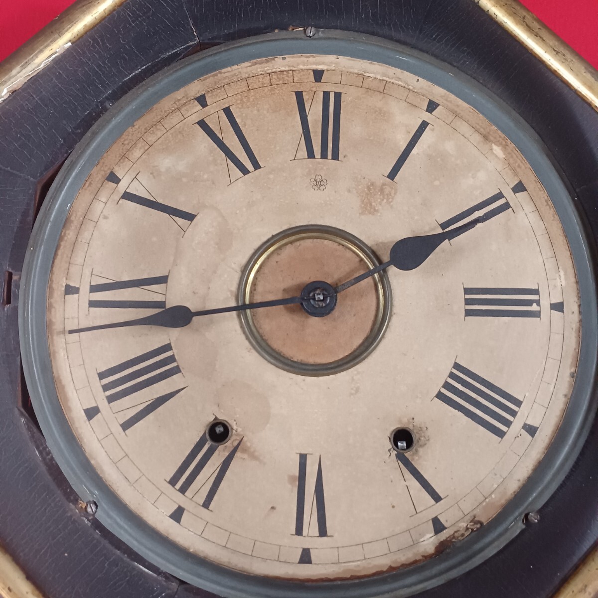 アンティーク New Haven Clock Co. ニューヘブン社製 八角ゼンマイ式