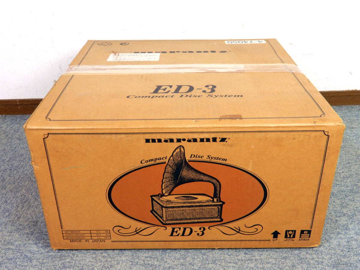 未使用】 Marantz ◇ マランツ 蓄音機型CDプレーヤー ED-3F MADE IN