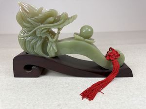 翡翠 龍 置物のYahoo!オークション(旧ヤフオク!)の相場・価格を見る