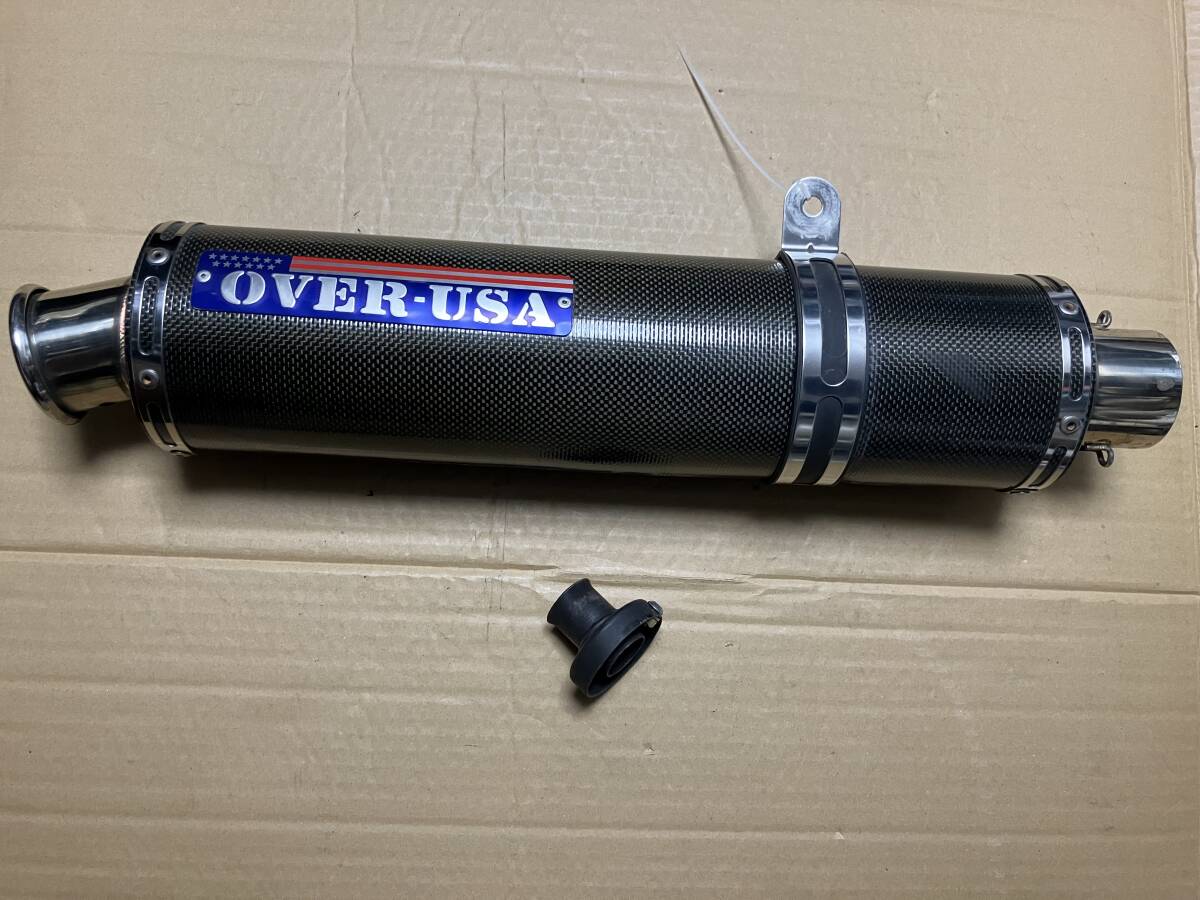 USA OVER オーバーレーシングカーボンサイレンサー 60.5Φ 検索ZRX1200