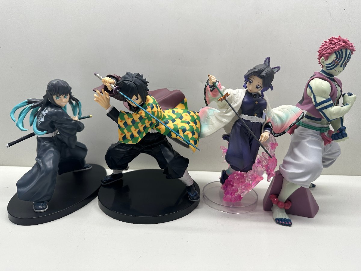 【新品未開封】鬼滅の刃　時透無一郎　胡蝶しのぶ　冨岡義勇　フィギュア 8点セット 鬼滅の刃 フィギュア 4体セット 冨岡義勇 胡蝶しのぶ 時透無一郎 猗窩