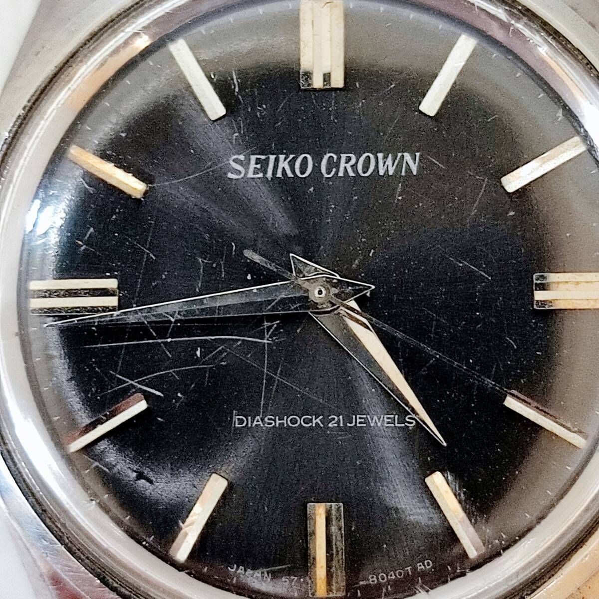 ◇◇SEIKO◇◇セイコー クラウン CROWN 57-8010 ステンレスメッキ Cal