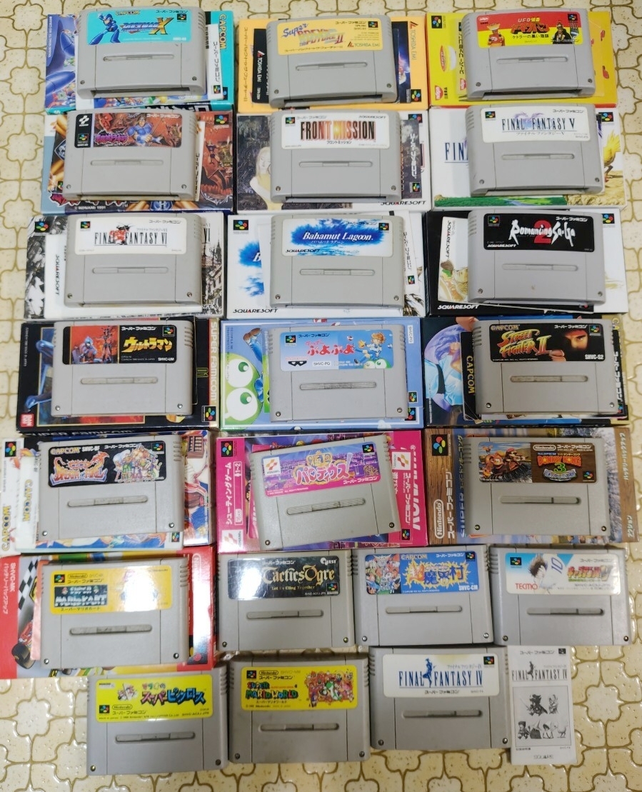 スーファミ ソフト まとめ売り 一部箱説明書あり SFC カセット