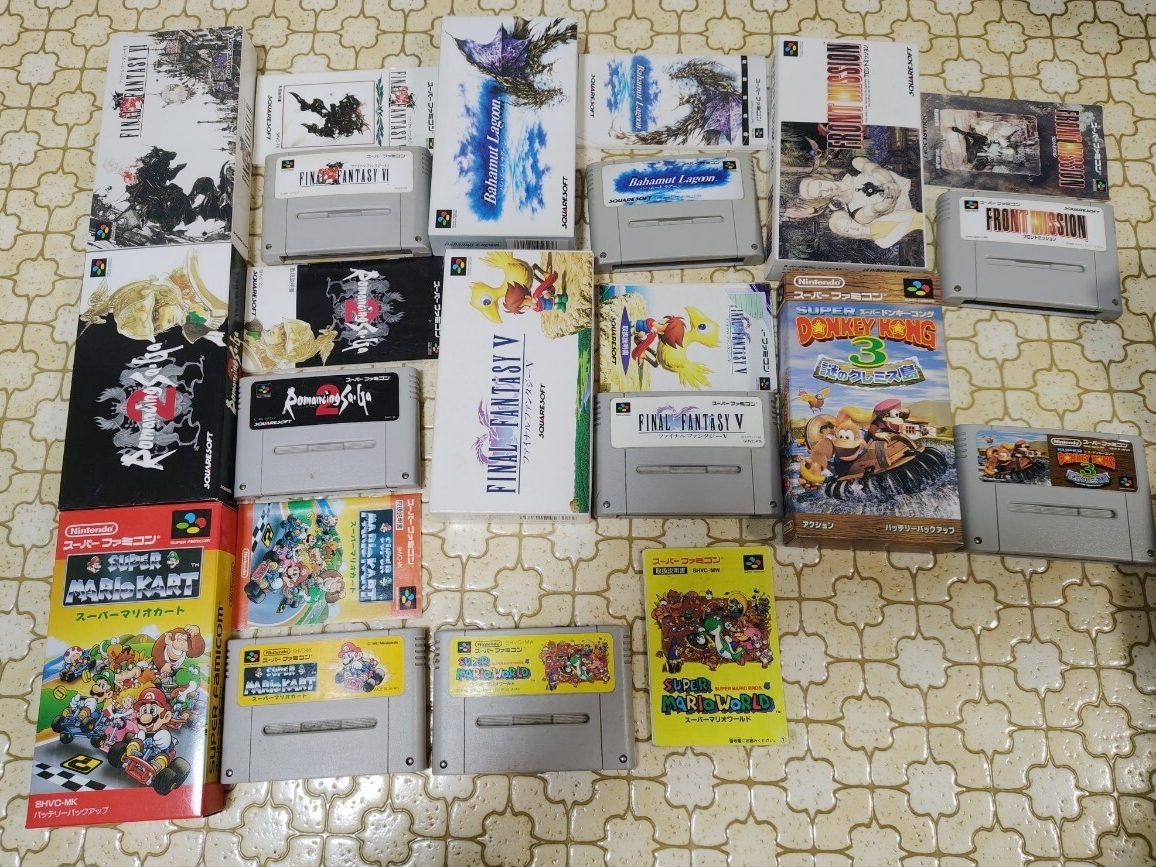 スーファミ ソフト まとめ売り 一部箱説明書あり SFC カセット