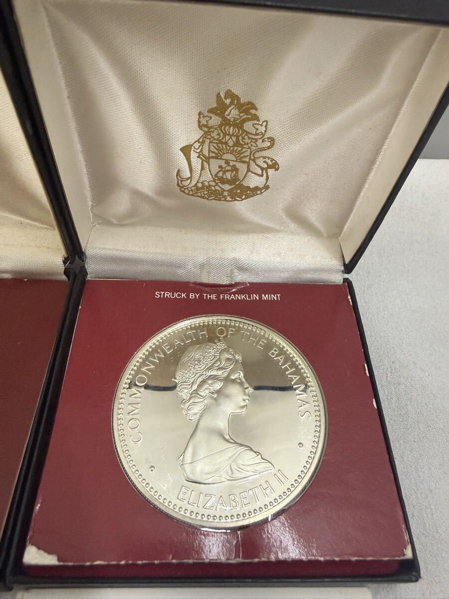 Y26042104D 大型銀貨 3枚セット バハマ独立記念 10ドル銀貨 プルーフ
