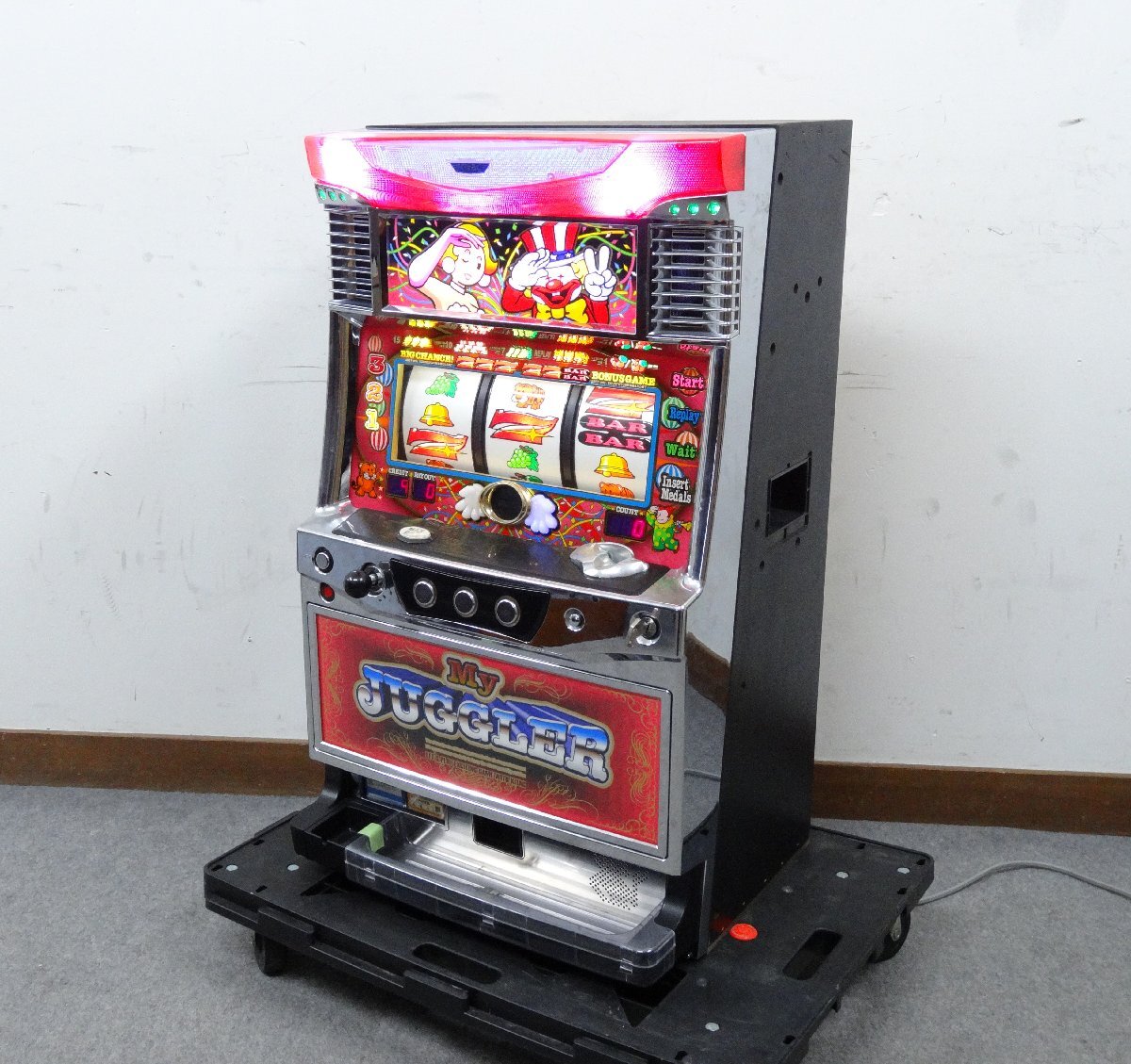 パチスロ 「マイジャグラーII KK」 北電子 コイン不要機 スロット実機