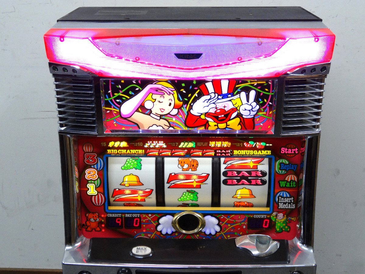 パチスロ 「マイジャグラーII KK」 北電子 コイン不要機 スロット実機