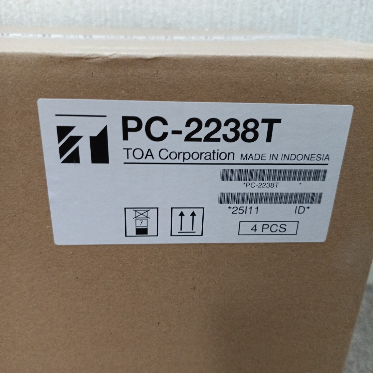 TOA PC-2238T 露出型スピーカー 4個セット した ^^ メーカー直送品