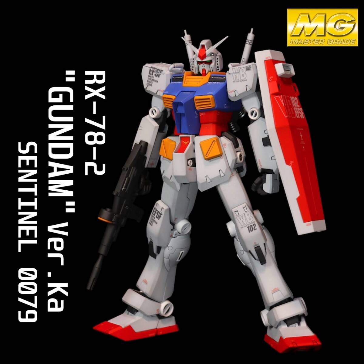 RX-78-2 カトキハジメver 1/100 塗装完成品 MG 1/100 RX-78-2 ガンダム Ver.Ka 徹底改修 塗装済み 完成品(完成品