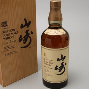 サントリー 山崎 12年 木箱のYahoo!オークション(旧ヤフオク!)の相場