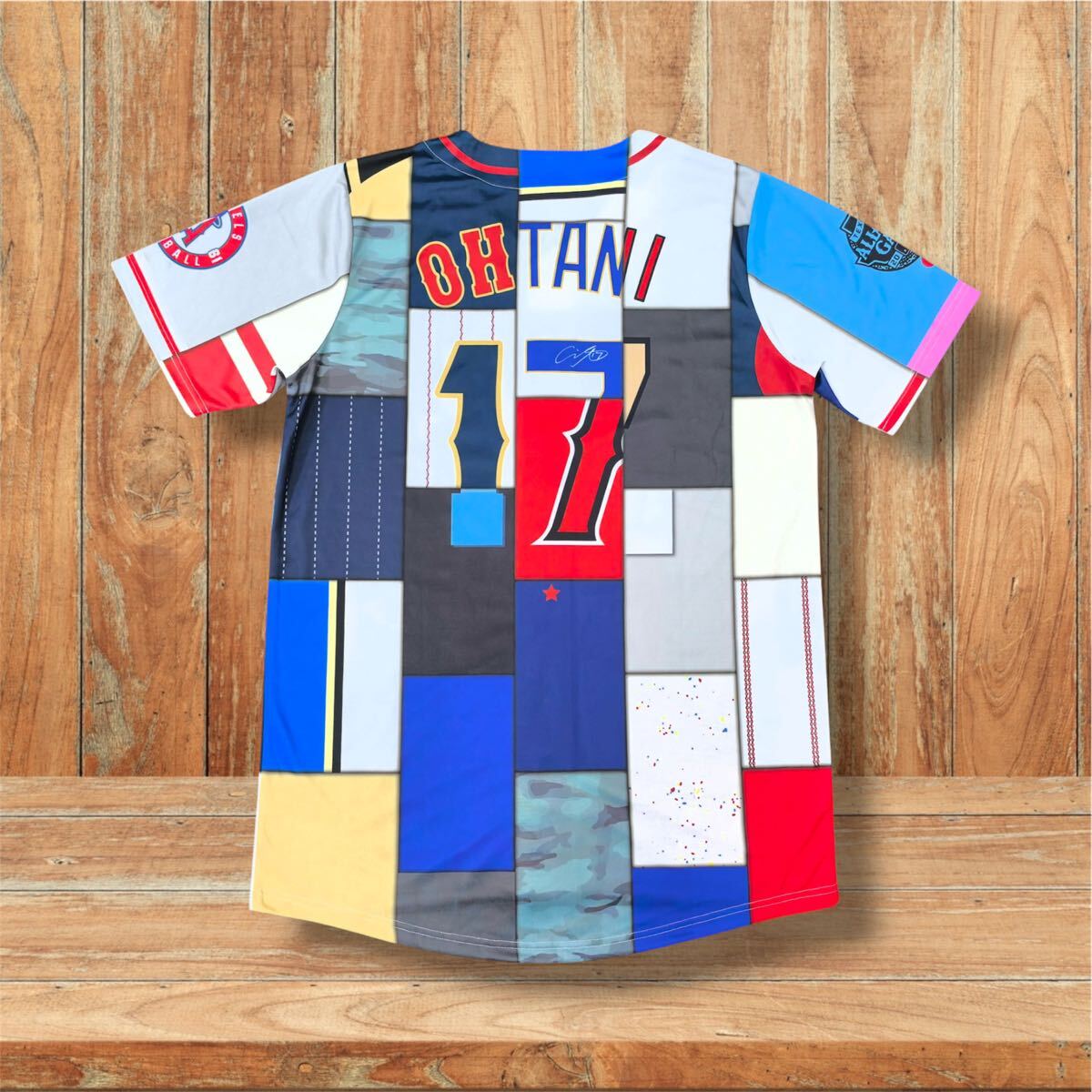 非売品 2026版 大谷翔平 サインプリント 歴代ミックスユニフォーム