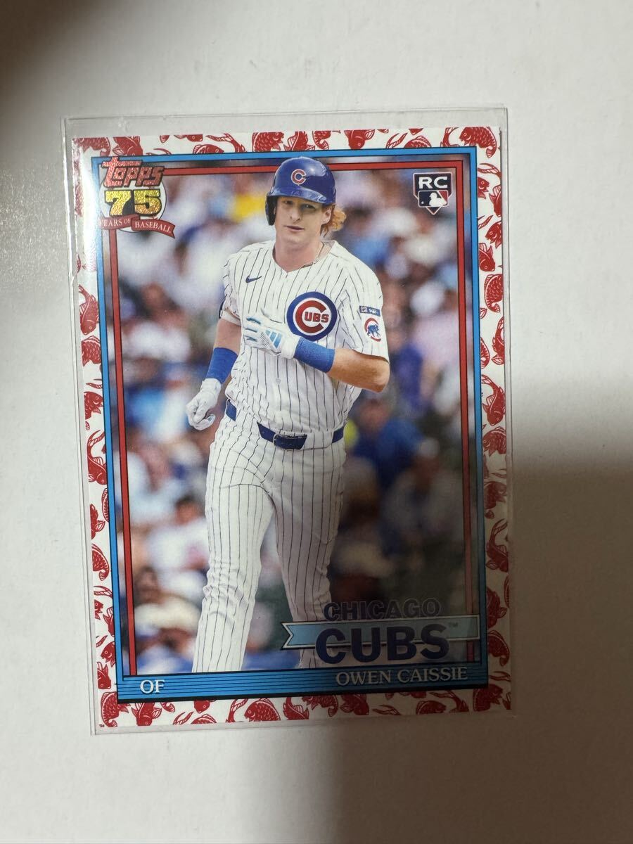 大谷翔平 など4名2026 Topps 75周年記念 鯉パラレル MLBカード (Topps