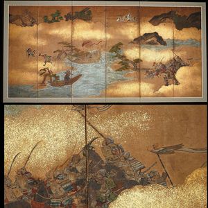 屏風 絵のYahoo!オークション(旧ヤフオク!)の相場・価格を見る｜Yahoo