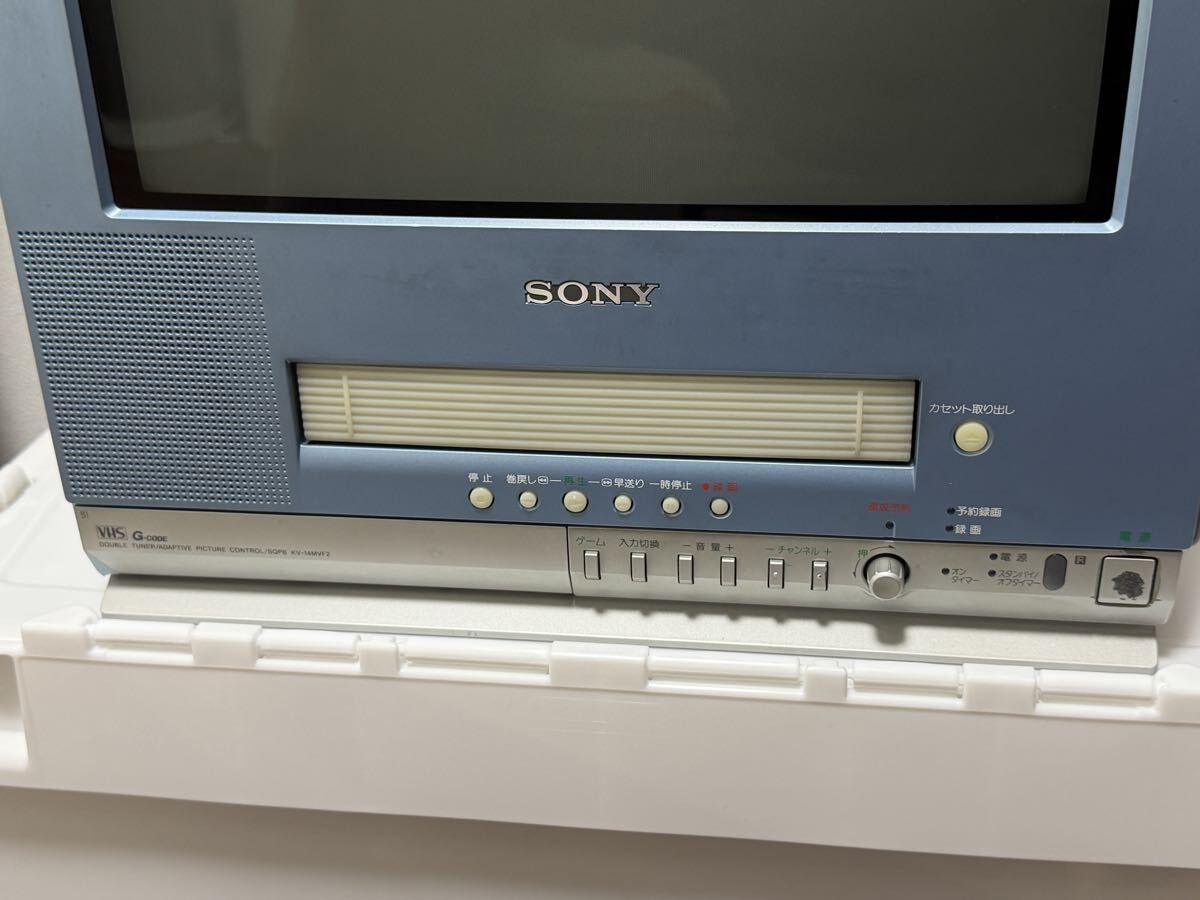 SONY WEGA(ベガ) 14型 VHSビデオ一体型 モノラル テレビ KV-14MVF2