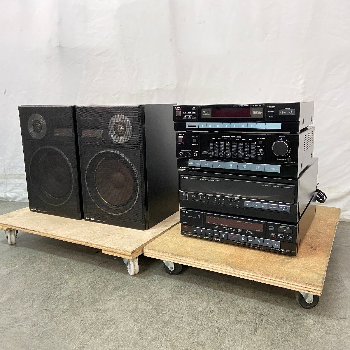 Lo-D 日立 プリメインアンプ カセットデッキ HA-390（動作品） 公式