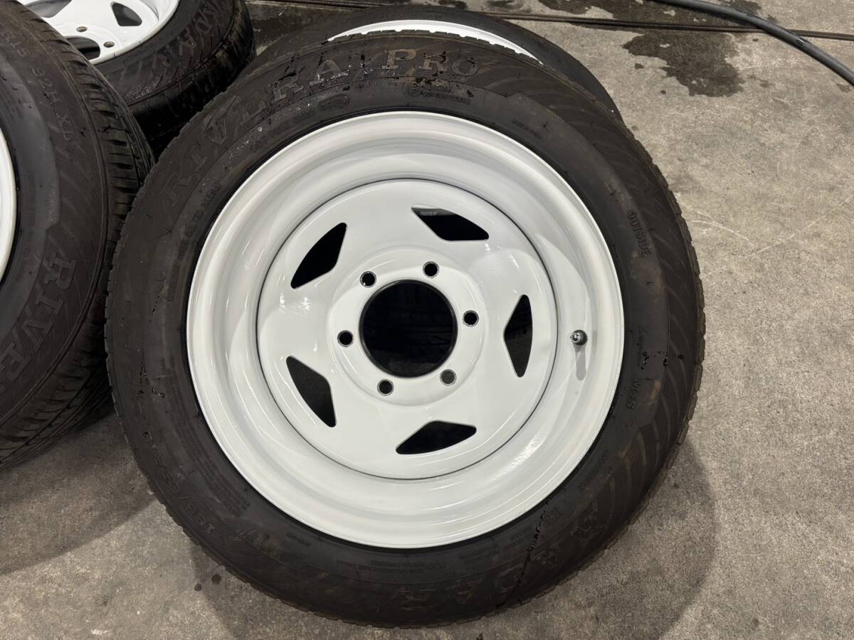 CLS TC01ホイール 185/65R15 15X8.0J 6穴ピッチ139.7 2024年5月製造 白