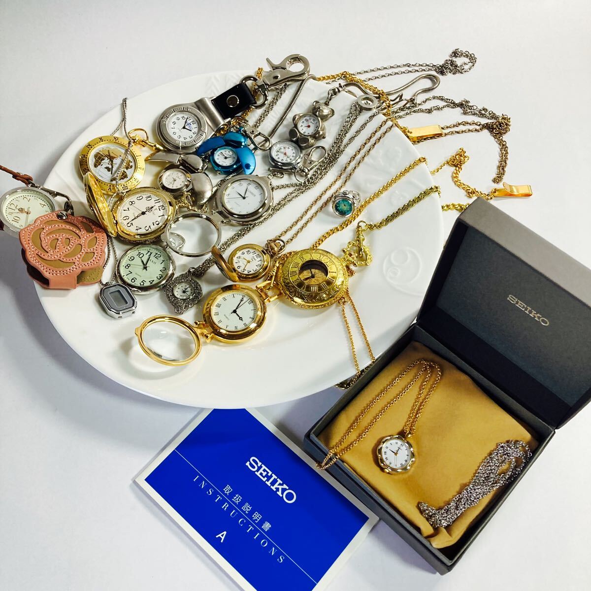 SEIKO セイコー ペンダントウォッチ含む 懐中時計 大量まとめセット