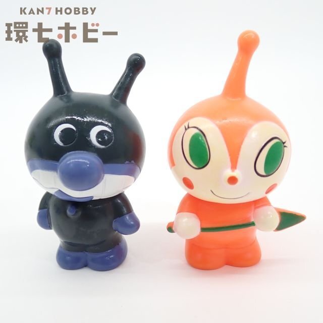 1SA36◇当時物 バンダイ 初期 アンパンマン ばいきんまん ドキンちゃん