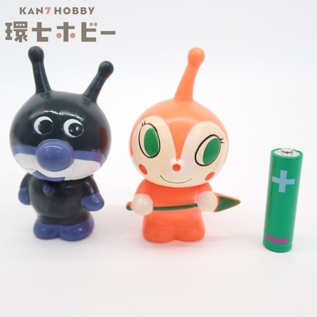 1SA36◇当時物 バンダイ 初期 アンパンマン ばいきんまん ドキンちゃん