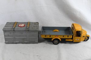 コンテナトレーラートラック アサヒ玩具 昭和 コンテナ トラック 日通