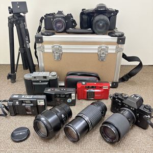 フィルムカメラ、ストロボ、一眼レフ、ビデオ、レンズなど16個まとめ　ジャンク出品 ストロボ NationalのYahoo!オークション(旧ヤフオク!)の相場・価格を