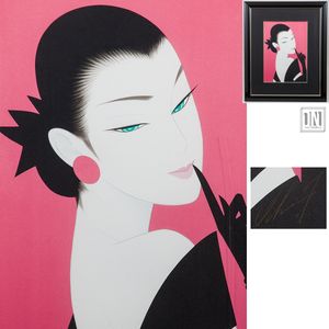 鶴田一郎 美人画の値段と価格推移は？｜17件の売買データから鶴田一郎
