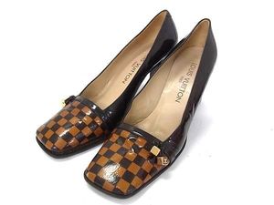 LOUIS VUITTON チェック柄パンプス ヴィトン パンプスのYahoo!オークション(旧ヤフオク!)の相場・価格を
