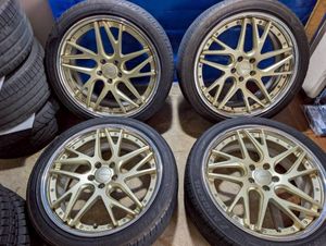 WORK 車 EMITZ 20インチ ホイール 4本 pcd120 10j+12