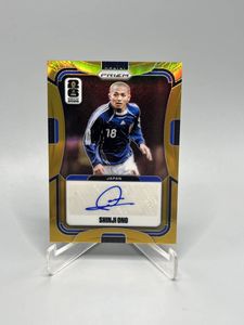 小野伸二 panini prizm サインカード ウェーブプリズム 小野伸二