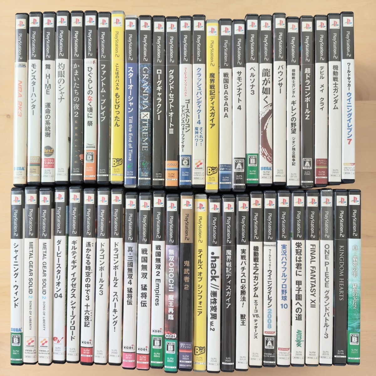 PS2ソフト50本セットの値段と価格推移は？｜4件の売買データからPS2