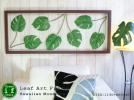 【壁掛け】モンステラ★ハワイアンリーフパネル◆1130x460◆br/H_1